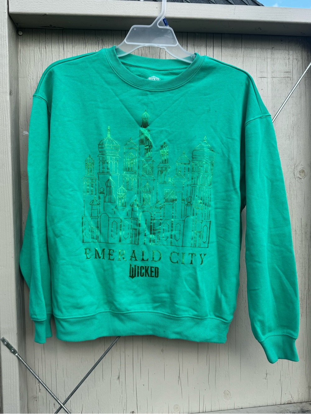 Emerald City Green Crewneck Sweater